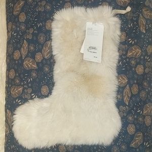 Faux Fur Christmas Stocking